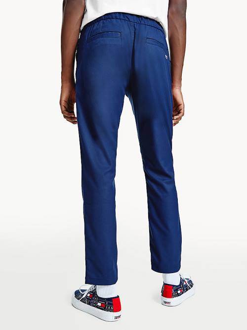 Tommy Hilfiger Slim Fit Joggers Broek Heren Blauw | TH240ENQ