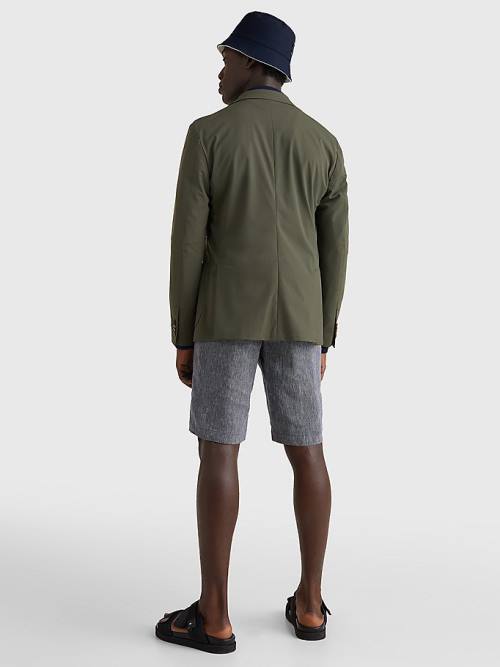 Tommy Hilfiger Slim Fit Unconstructed Blazer Heren Groen | TH581SXE