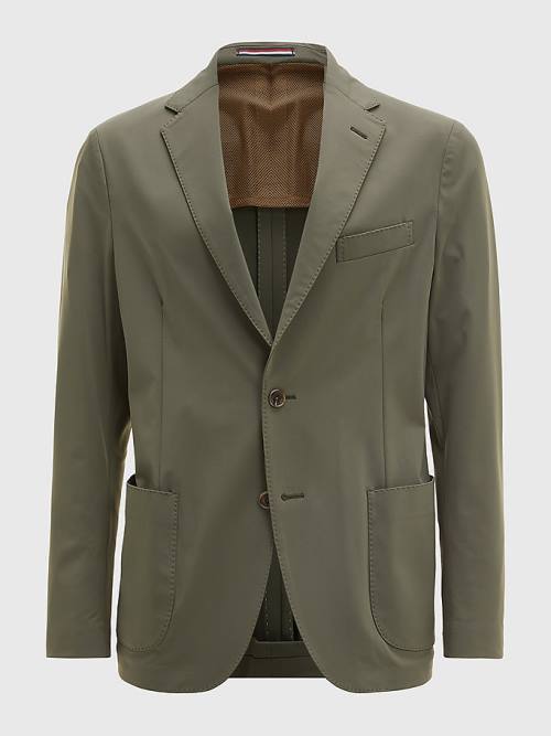 Tommy Hilfiger Slim Fit Unconstructed Blazer Heren Groen | TH581SXE