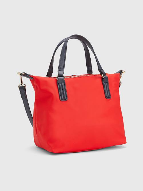 Tommy Hilfiger Small Signature Tote Tassen Dames Rood | TH601AOL