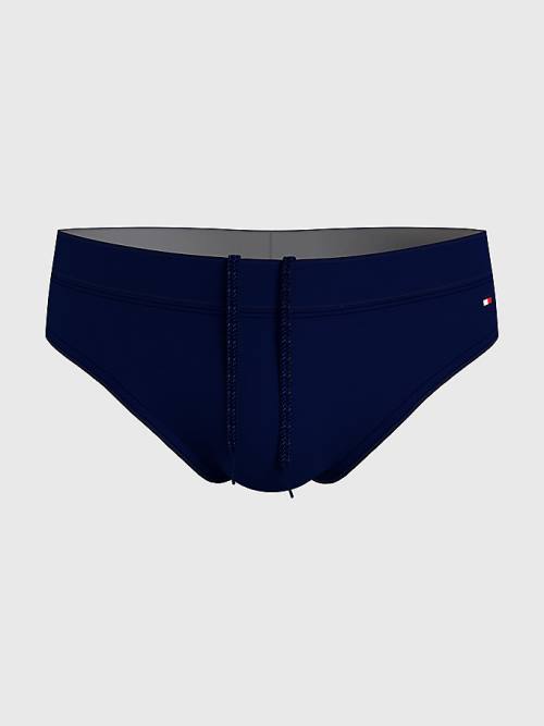 Tommy Hilfiger Solid Colour Briefs Zwemkleding Heren Blauw | TH258NHY