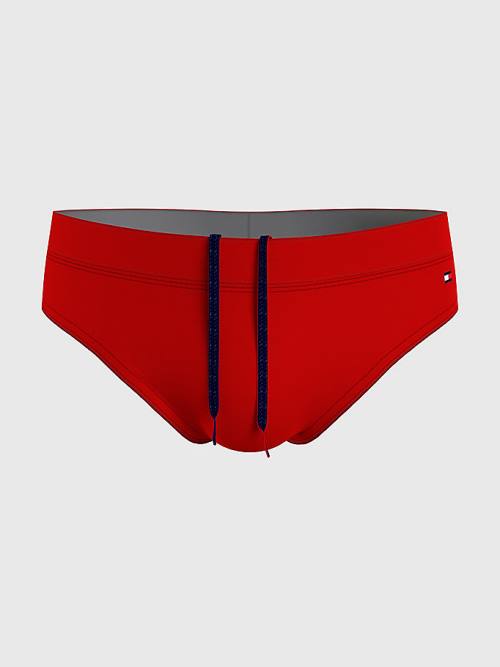 Tommy Hilfiger Solid Colour Briefs Zwemkleding Heren Rood | TH501BUZ