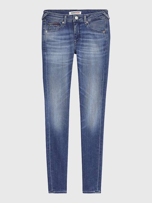 Tommy Hilfiger Sophie Low Rise Skinny Faded Jeans Dames Denim | TH026ZXO