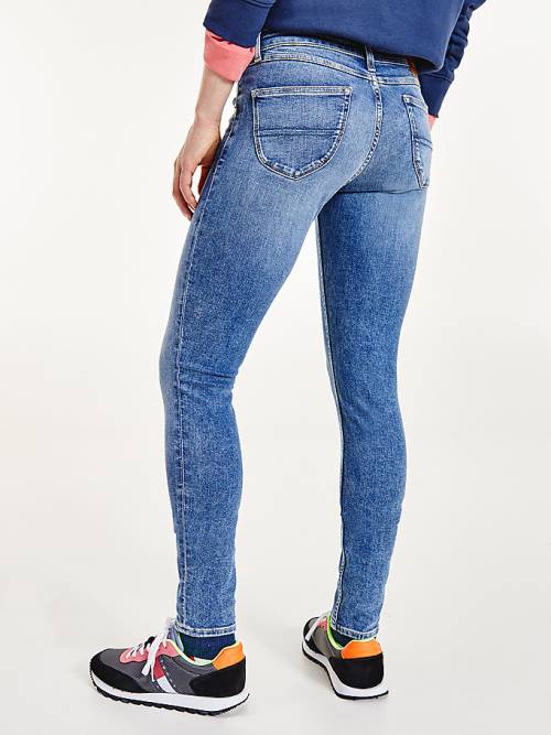 Tommy Hilfiger Sophie Low Rise Skinny Faded Jeans Dames Denim | TH593AVJ