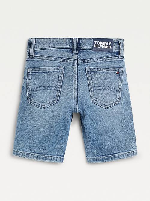 Tommy Hilfiger Spencer Denim Shorts Broek Jongens Denim | TH971MUK