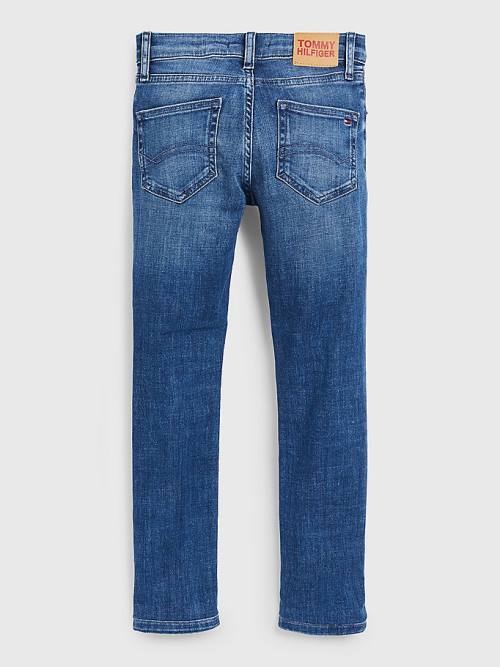 Tommy Hilfiger Spencer Slim Tapered Faded Jeans Jongens Denim | TH940XTF