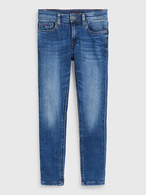 Tommy Hilfiger Spencer Slim Tapered Faded Jeans Jongens Denim | TH940XTF