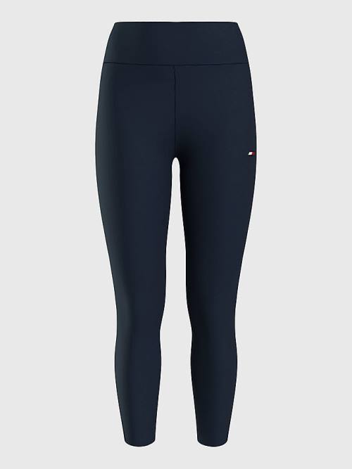 Tommy Hilfiger Sport 7/8 Logo Leggings Dames Blauw | TH278WEZ