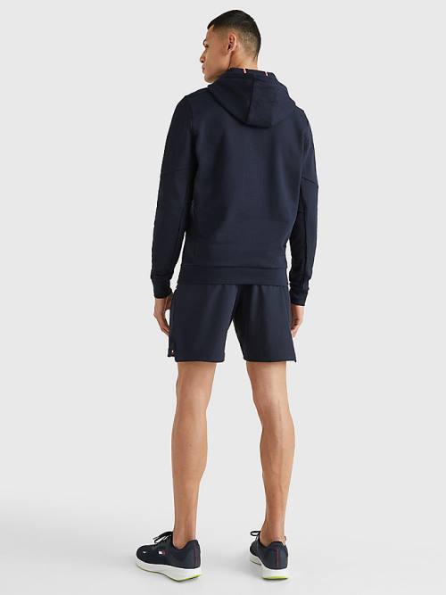 Tommy Hilfiger Sport Essential Organic Katoenen Hoodie Heren Blauw | TH178YQN