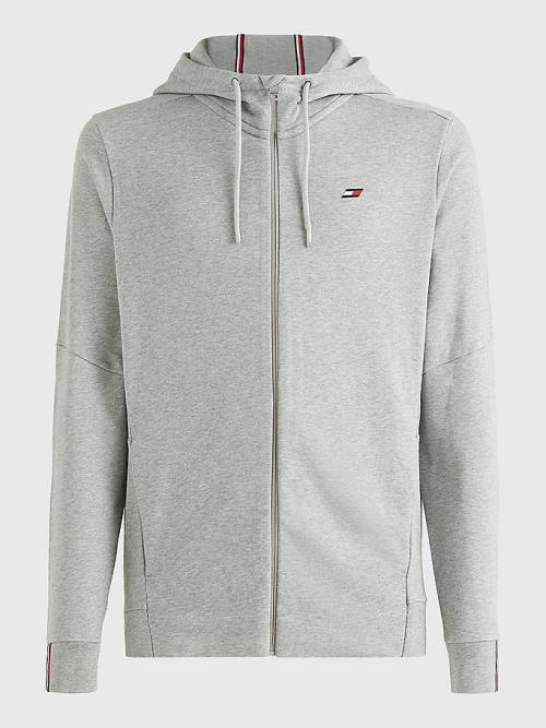 Tommy Hilfiger Sport Essential Organic Katoenen Logo Sweatshirts Heren Grijs | TH419FBZ