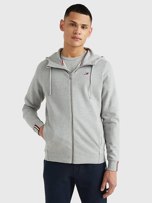 Tommy Hilfiger Sport Essential Organic Katoenen Logo Sweatshirts Heren Grijs | TH419FBZ