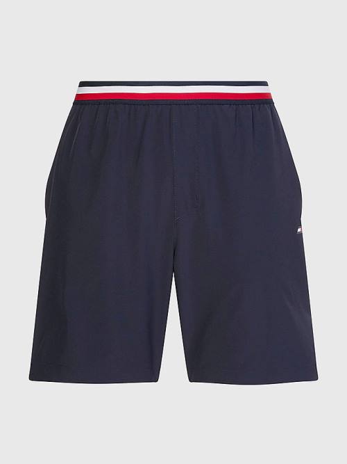 Tommy Hilfiger Sport Essential Performance Training Korte Broek Heren Blauw | TH294ZXL