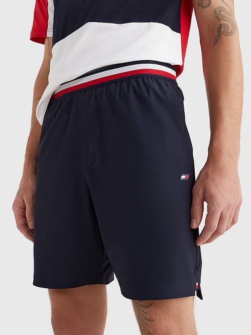 Tommy Hilfiger Sport Essential Performance Training Korte Broek Heren Blauw | TH294ZXL