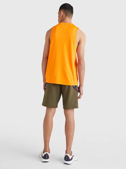 Tommy Hilfiger Sport Essential Performance Training Tank Top T-shirts Heren Oranje | TH372WSK