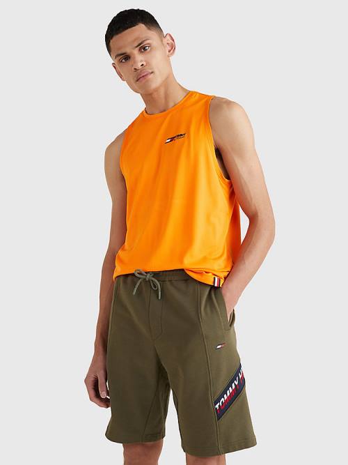 Tommy Hilfiger Sport Essential Performance Training Tank Top T-shirts Heren Oranje | TH372WSK