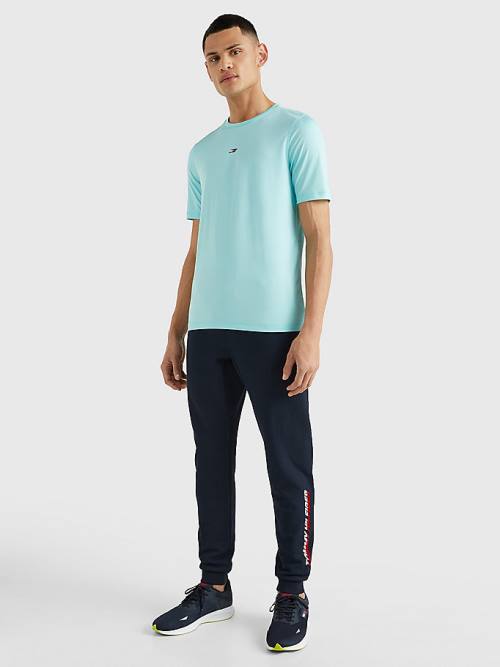 Tommy Hilfiger Sport Essential Slim Fit Recycled T-shirts Heren Blauw | TH965LDE