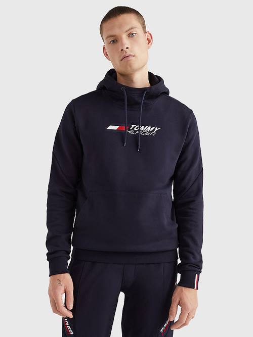 Tommy Hilfiger Sport Essential TH Cool Hoodie Heren Blauw | TH185XQB