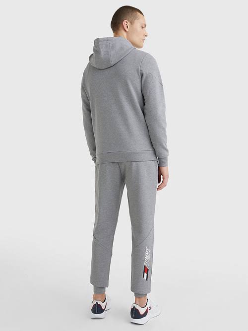 Tommy Hilfiger Sport Essential TH Cool Hoodie Heren Grijs | TH408EQF