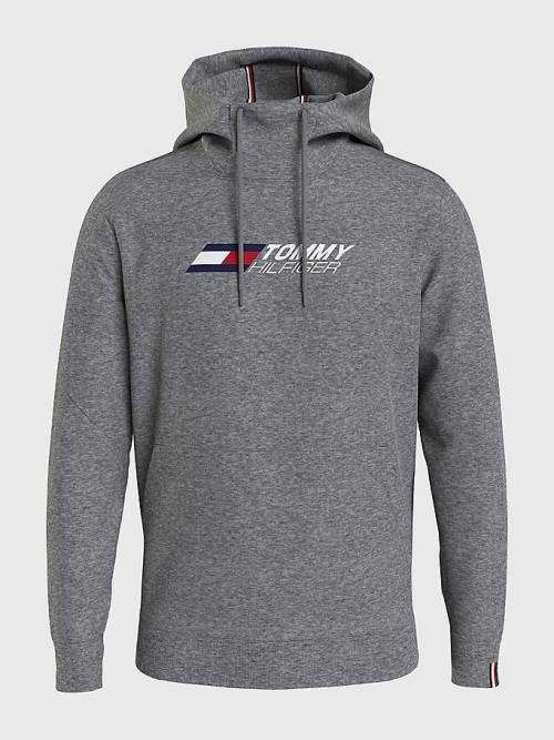 Tommy Hilfiger Sport Essential TH Cool Hoodie Heren Grijs | TH408EQF