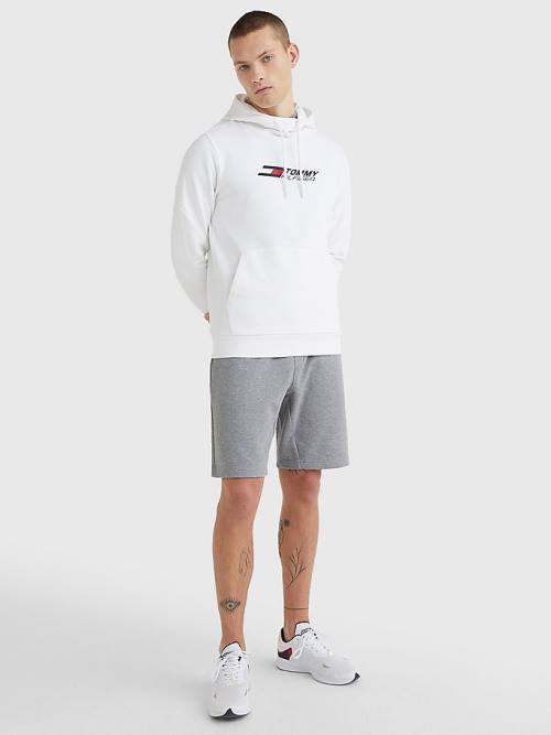 Tommy Hilfiger Sport Essential TH Cool Hoodie Heren Wit | TH705MTU