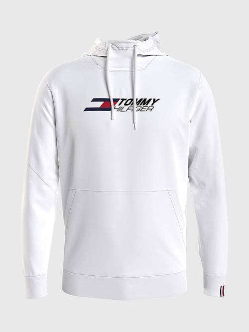 Tommy Hilfiger Sport Essential TH Cool Hoodie Heren Wit | TH705MTU