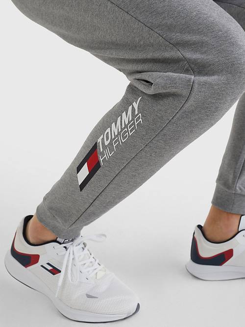 Tommy Hilfiger Sport Essential TH Cool Joggers Broek Heren Grijs | TH639VJE