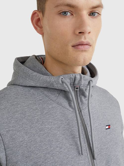 Tommy Hilfiger Sport Essential TH Cool Zip-Thru Hoodie Heren Grijs | TH280SWL