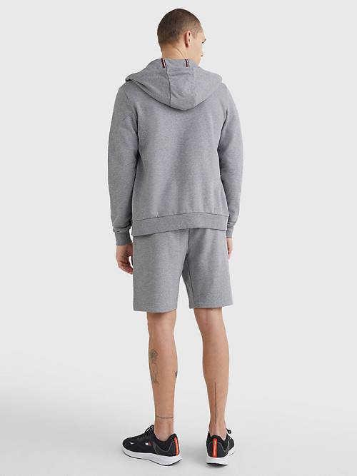 Tommy Hilfiger Sport Essential TH Cool Zip-Thru Hoodie Heren Grijs | TH280SWL