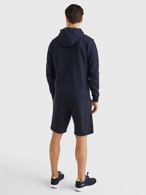 Tommy Hilfiger Sport Essential TH Cool Zip-Thru Hoodie Heren Blauw | TH823RHZ