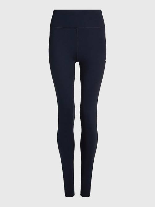 Tommy Hilfiger Sport Full Length Graphic Leggings Dames Blauw | TH281VBY