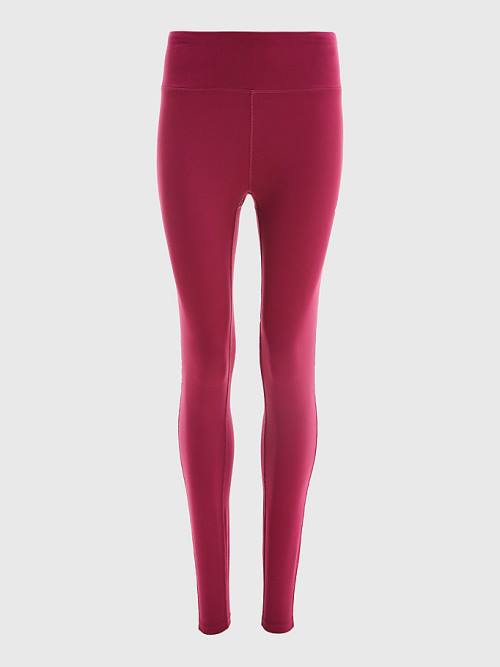 Tommy Hilfiger Sport Full Length Graphic Leggings Dames Rood | TH965SFT