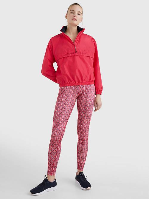 Tommy Hilfiger Sport Half-Zip Relaxed Fit Anorak Jassen Dames Roze | TH592YDV