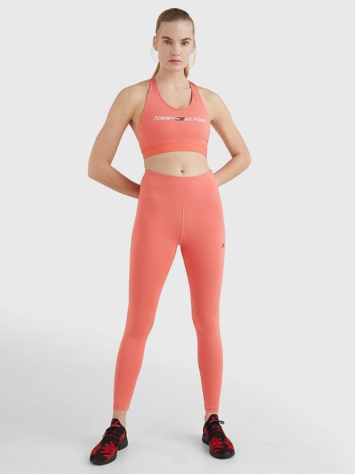 Tommy Hilfiger Sport High Rise 7/8 Leggings Dames Rood | TH739THE