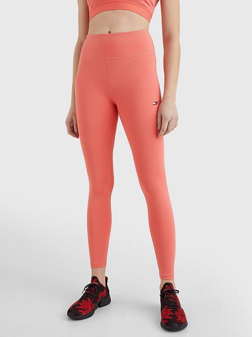 Tommy Hilfiger Sport High Rise 7/8 Leggings Dames Rood | TH739THE