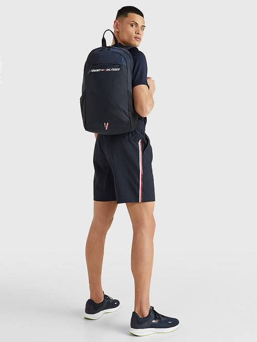 Tommy Hilfiger Sport Logo Backpack Tassen Heren Blauw | TH590DQI