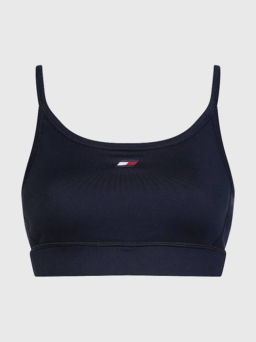 Tommy Hilfiger Sport Low Support Bra Ondergoed Dames Blauw | TH670RTC