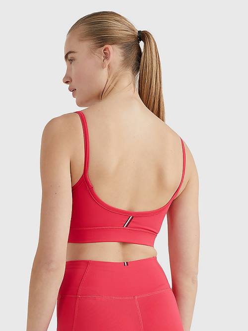 Tommy Hilfiger Sport Low Support Bra Ondergoed Dames Roze | TH901RLH