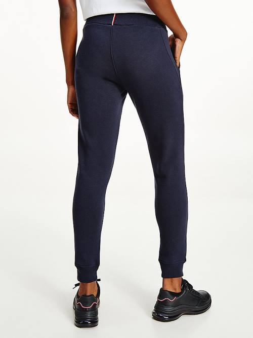 Tommy Hilfiger Sport Organic Katoenen Joggers Broek Dames Blauw | TH185OVR