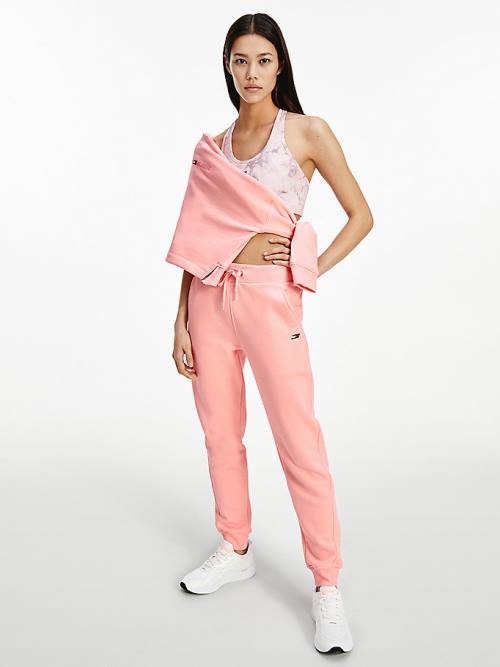 Tommy Hilfiger Sport Organic Katoenen Joggers Broek Dames Roze | TH491KYX