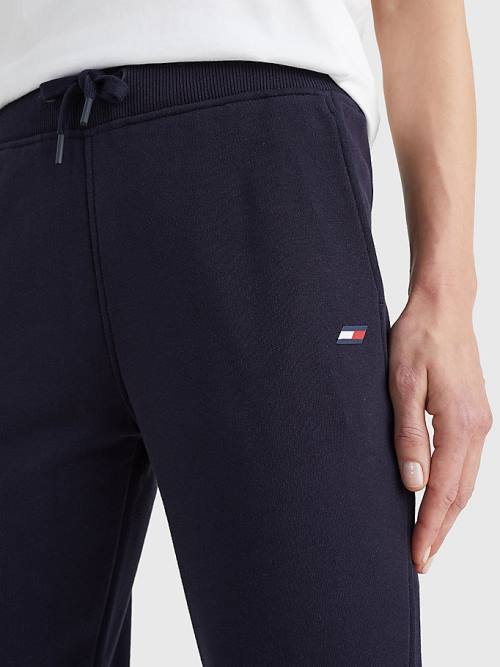 Tommy Hilfiger Sport Organic Katoenen Regular Fit Joggers Broek Dames Blauw | TH158UTF