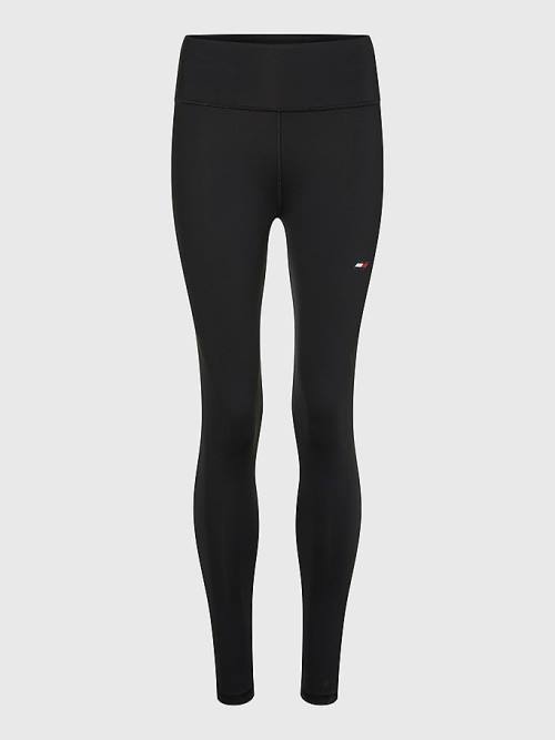 Tommy Hilfiger Sport Performance Full Length Leggings Dames Zwart | TH164YFH