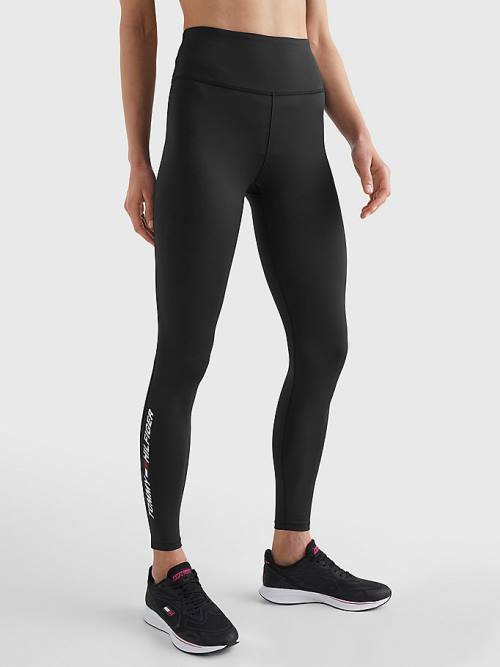 Tommy Hilfiger Sport Performance Full Length Leggings Dames Zwart | TH164YFH