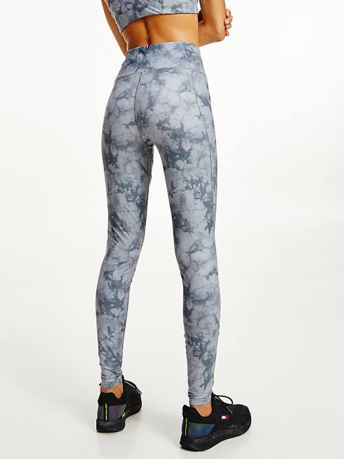 Tommy Hilfiger Sport Print Full Length Leggings Dames Grijs | TH089AJN