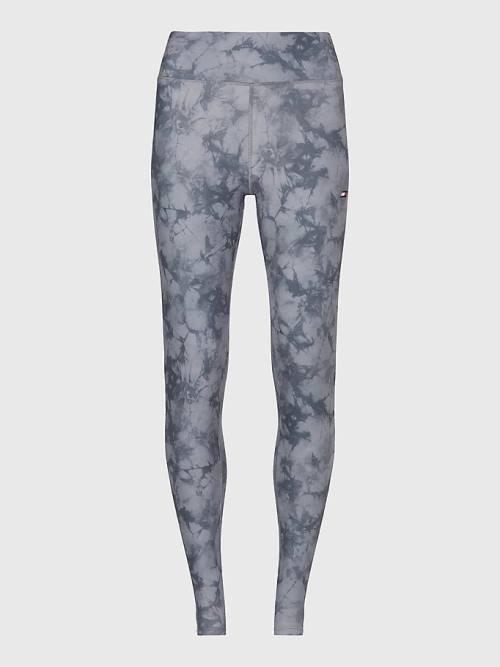 Tommy Hilfiger Sport Print Full Length Leggings Dames Grijs | TH089AJN