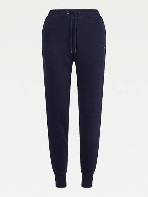 Tommy Hilfiger Sport Signature Tape Regular Fit Joggers Broek Dames Blauw | TH045BMU