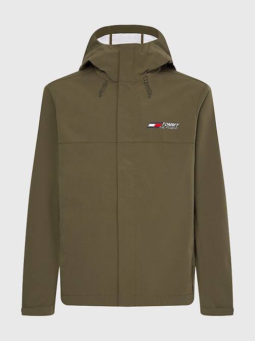 Tommy Hilfiger Sport Slim Fit Windbreaker Jassen Heren Khaki | TH132XCY