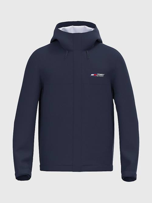 Tommy Hilfiger Sport Slim Fit Windbreaker Jassen Heren Blauw | TH943KGF