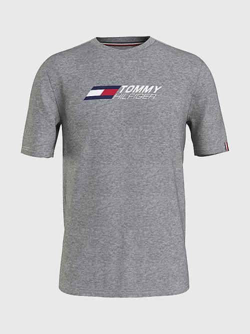 Tommy Hilfiger Sport TH Cool Essential T-shirts Heren Grijs | TH487TRM