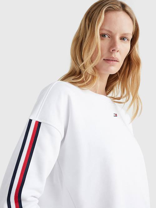 Tommy Hilfiger Sport TH Cool Relaxed Fit Sweatshirts Dames Wit | TH013GQN