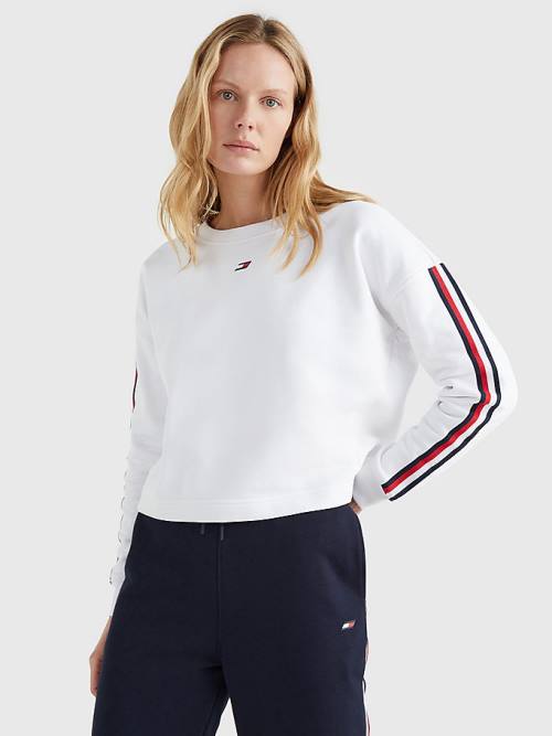 Tommy Hilfiger Sport TH Cool Relaxed Fit Sweatshirts Dames Wit | TH013GQN